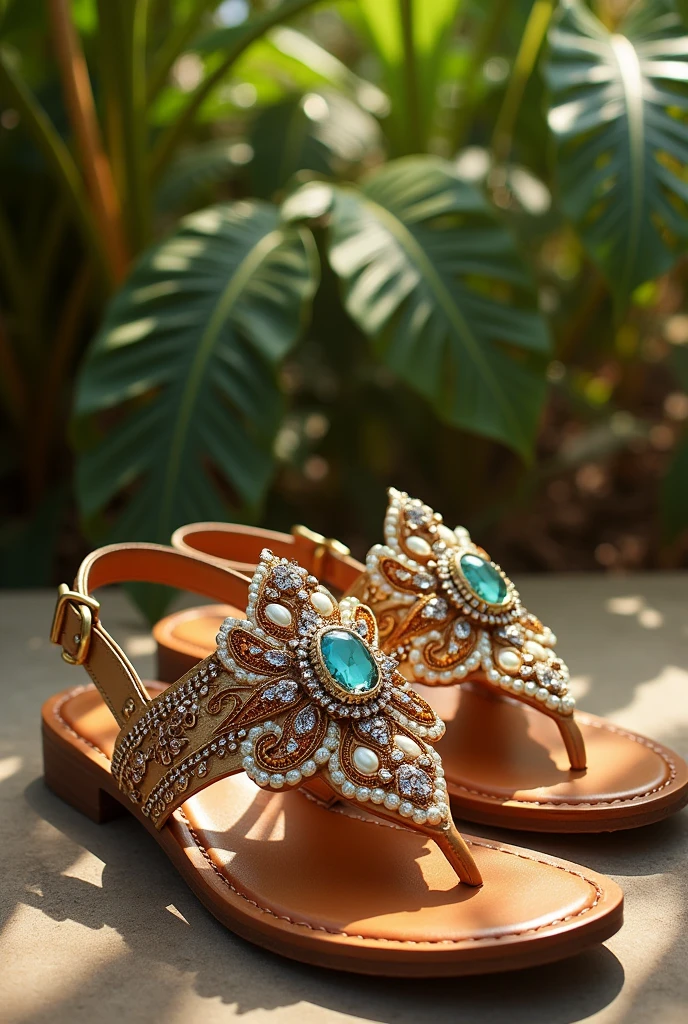 extravagant flat sandals 