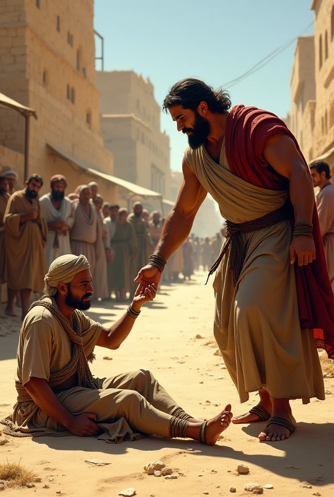 Pulling hand
Luke 10:25
Israel
From Strong person to weak person
Behind many people