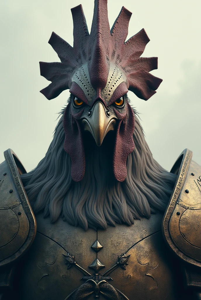 photo of the head of a giant rooster with armor and warrior 1080x1080

