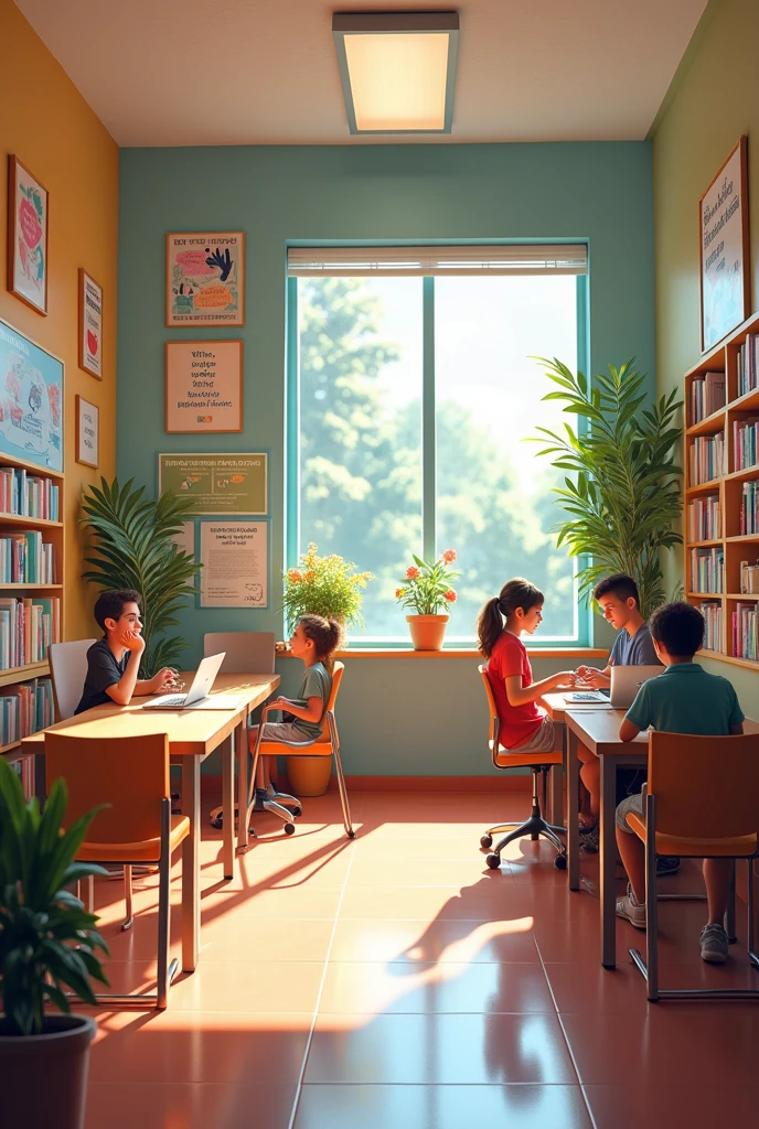 after school guidance, must be diverse, inclusive, without faces or people
