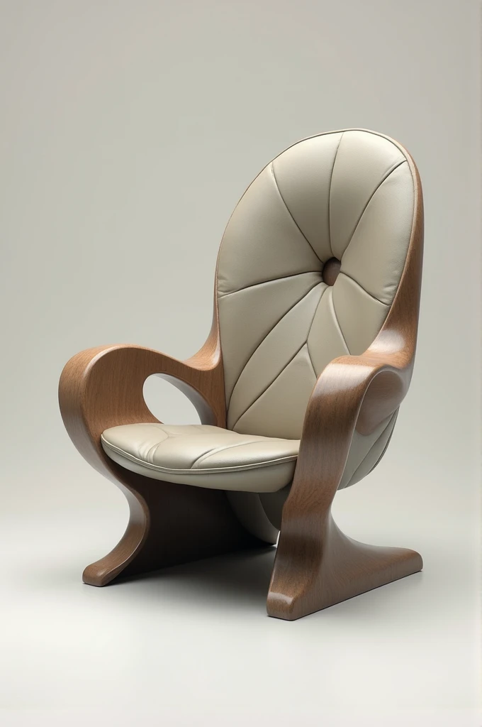 I want an asymmetrical piece of furniture with the Art Nouveau style plus the modern and futuristic style.