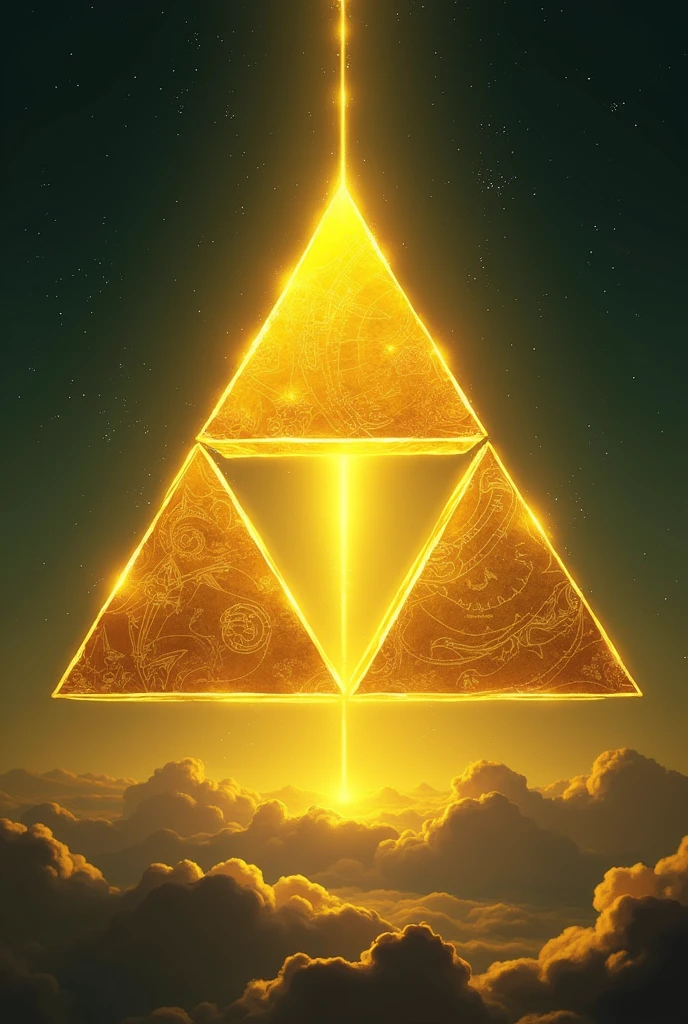 We designed a picture of the triforce