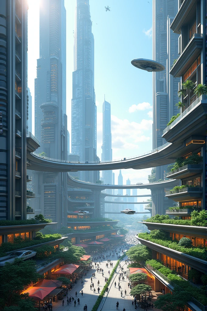 futuristic city 