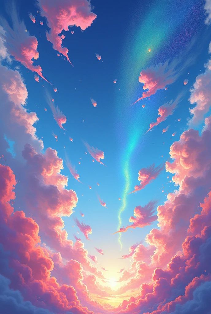 take a look at a sky full of different shapes and different colors 