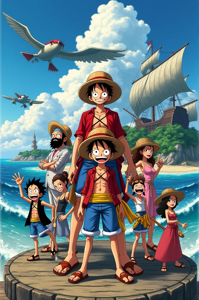Make me a one piece wallpaper 