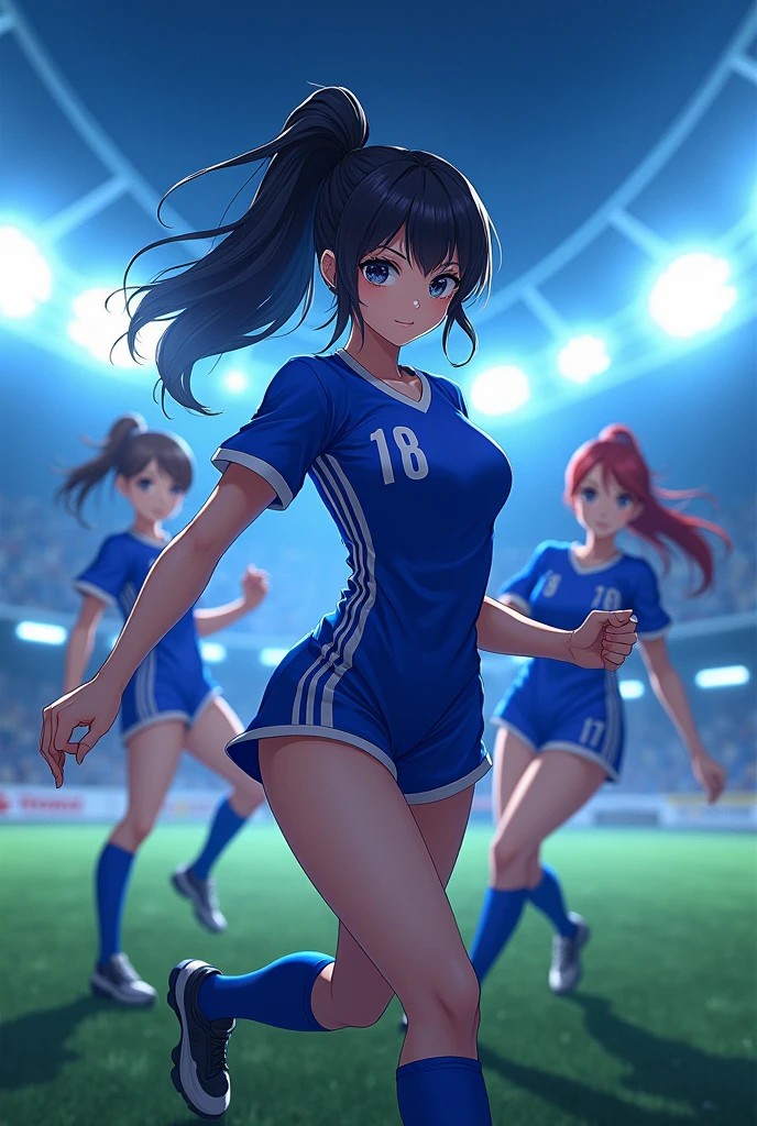 Blue Lock, sexualized female version.