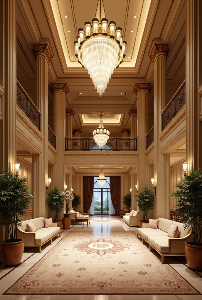 marriage hall lobby interior design