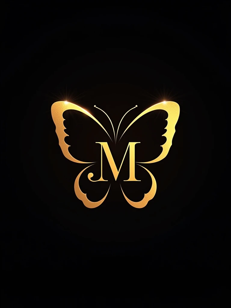 Aqui está um prompt que você pode usar para criar o logo:

"Design a luxurious and elegant logo with the initials 'JM' centered, using a sophisticated gold color. The initials should be bold and prominent. Surround the initials with an outline of a butterfly, with the wings and body also in gold. The butterfly outline should be hollow, creating a light, airy feel while still being visually striking. The overall design should convey a sense of elegance and high-end style, with the gold elements shining against a dark background."