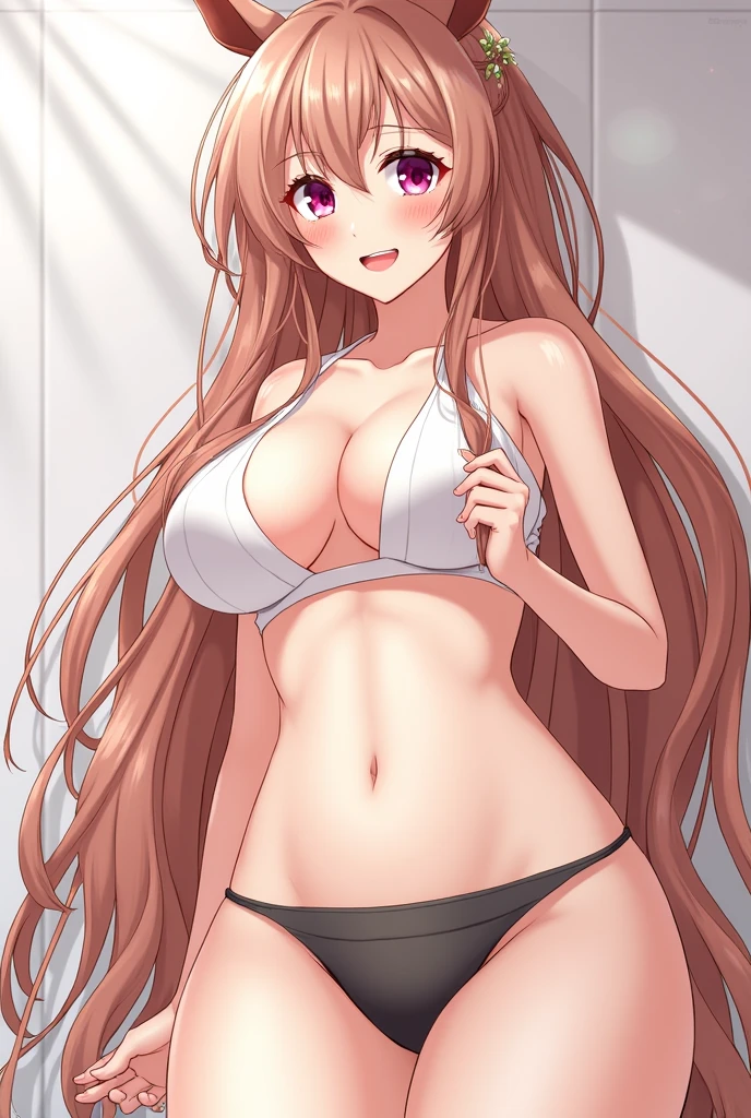 5 anime girls without any clothes posing sexy