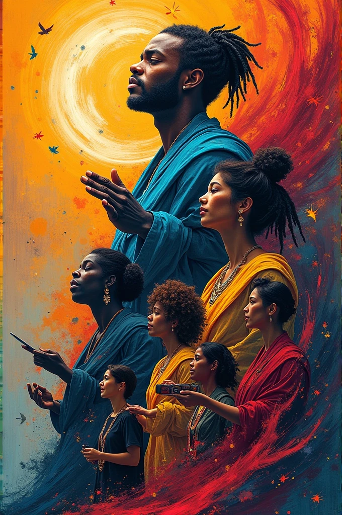 Create a poster that are related to art
