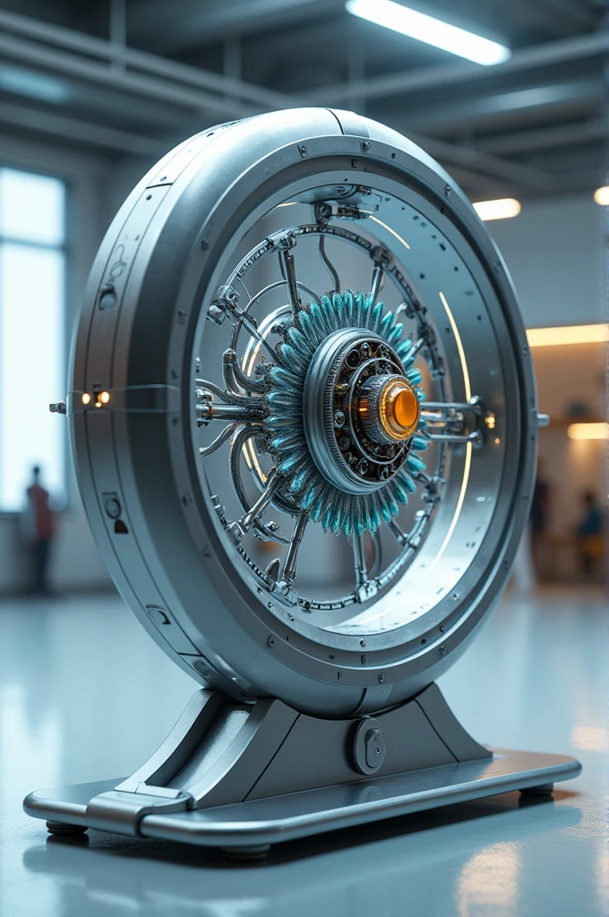 Draw, what would perpetuum mobile look like, if Elon Musk had designed it.
