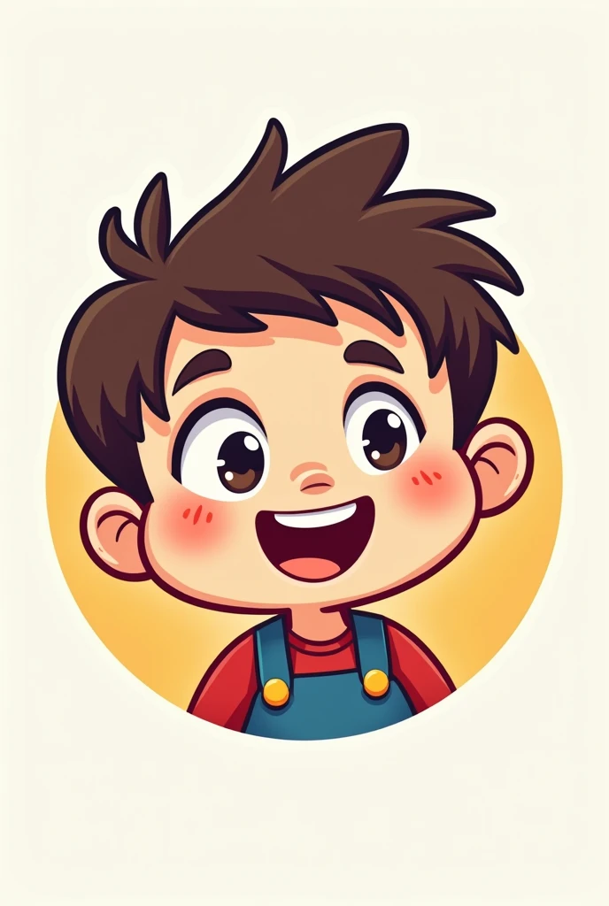 My name is "Senhor Lácteo", try making a logo for a Twitch channel in a cartoon style, kind of like a chavoous boy