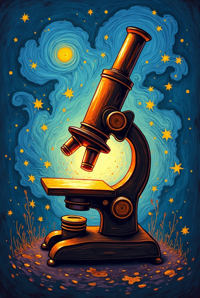 van gogh microscope logo