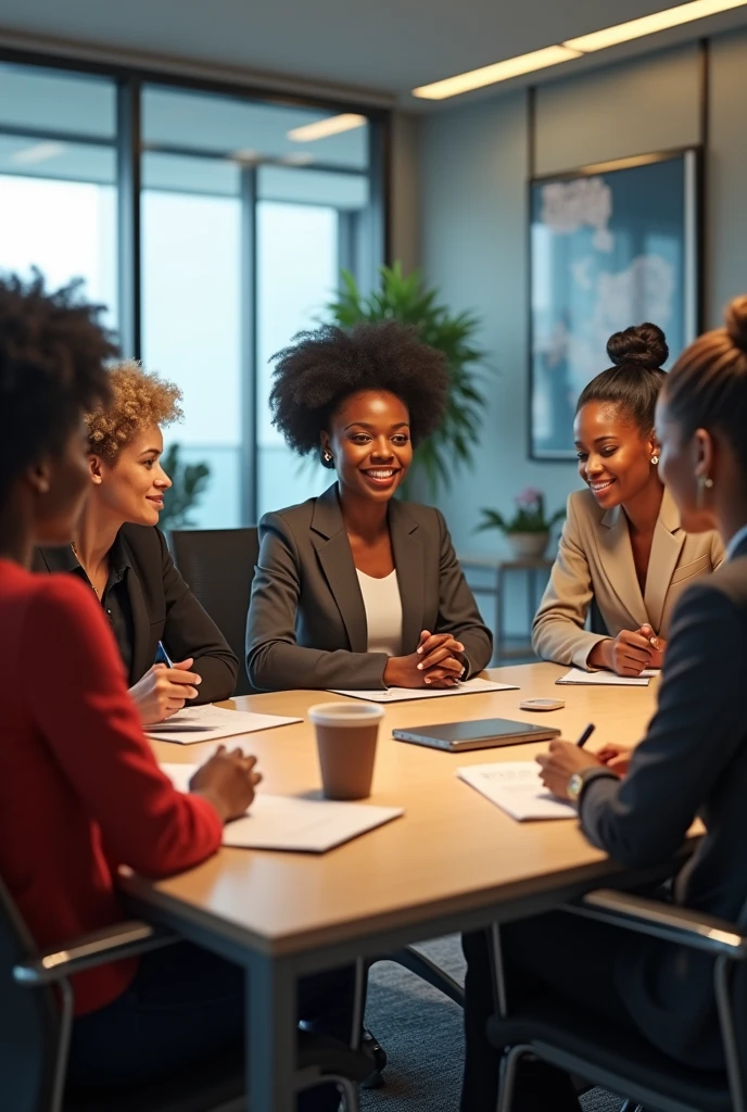 Mothers in a meeting