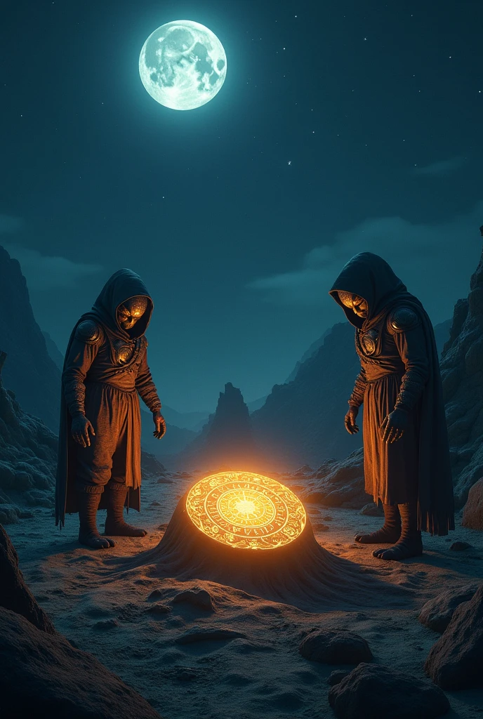 One night aliens discover an artifact to control the world