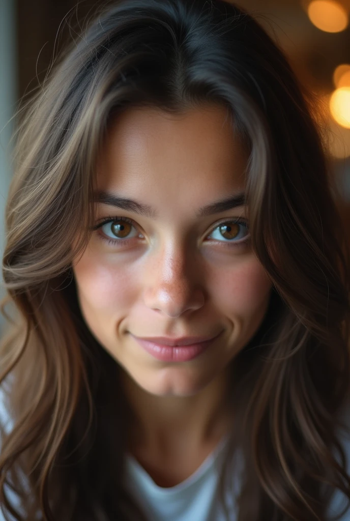 A selfie from the cell phone