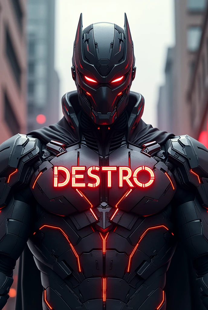 You could create a superhero logo ( His name is Destro )