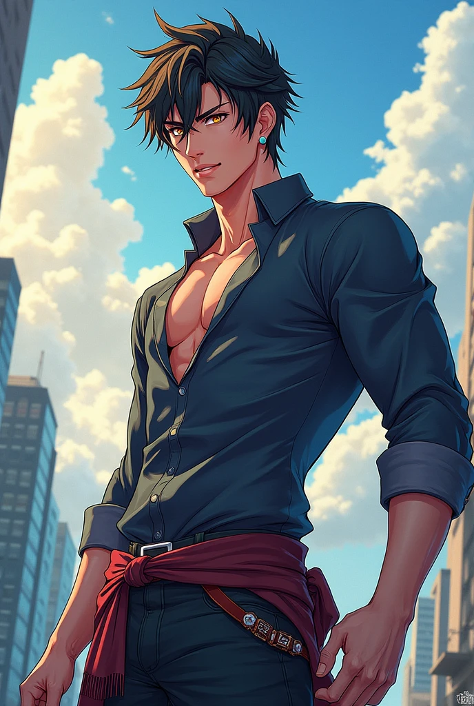 Anime style male character