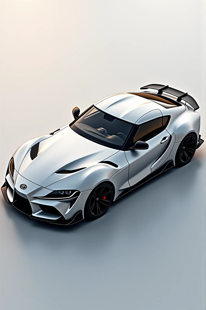 Toyota supra mk4 con italdesign scighera, de vista isometrica