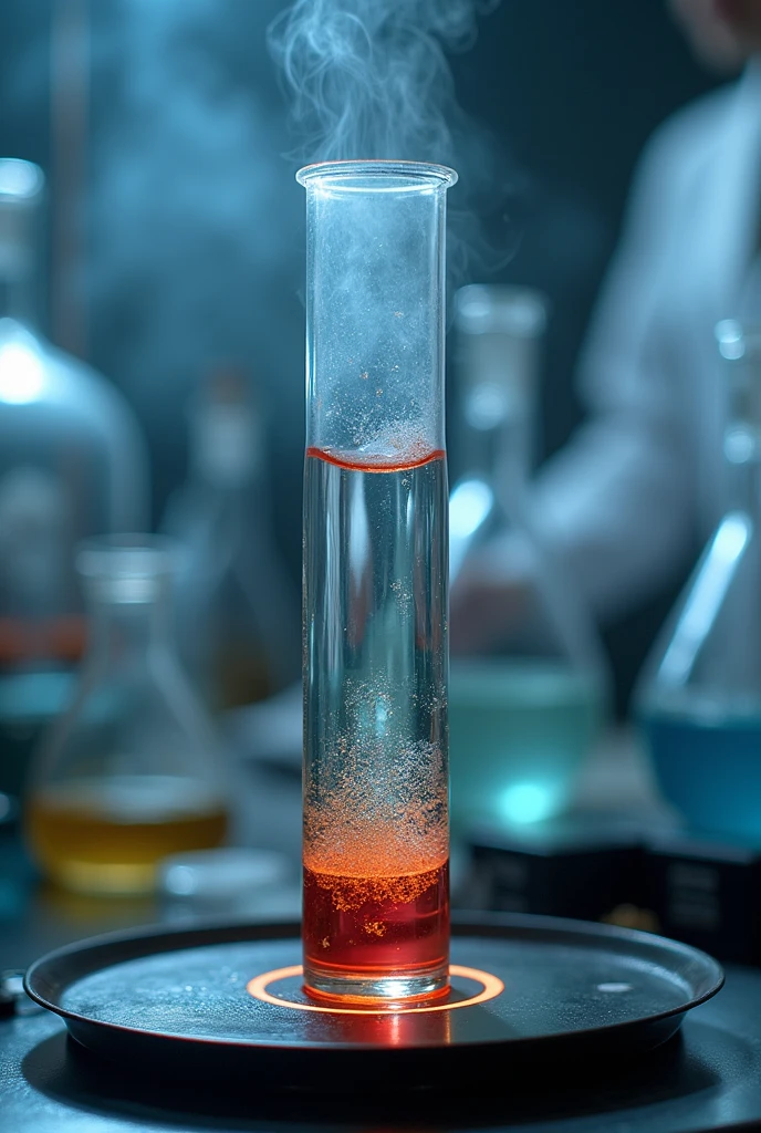 Heating test tube 