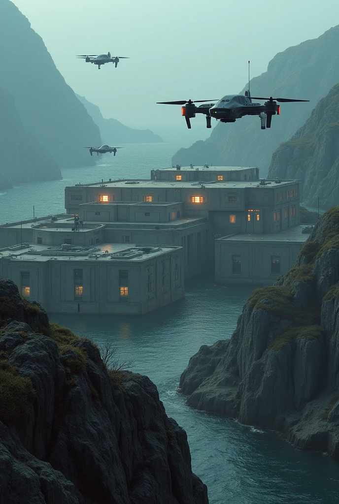 A super secure cyber prison, much safer custodiada x drones en una isla remota, much safer