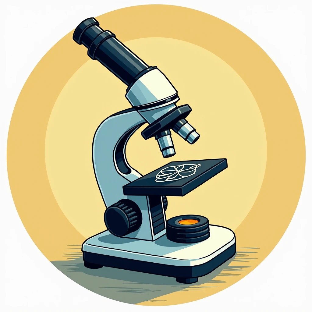 logo with van gogh microscope