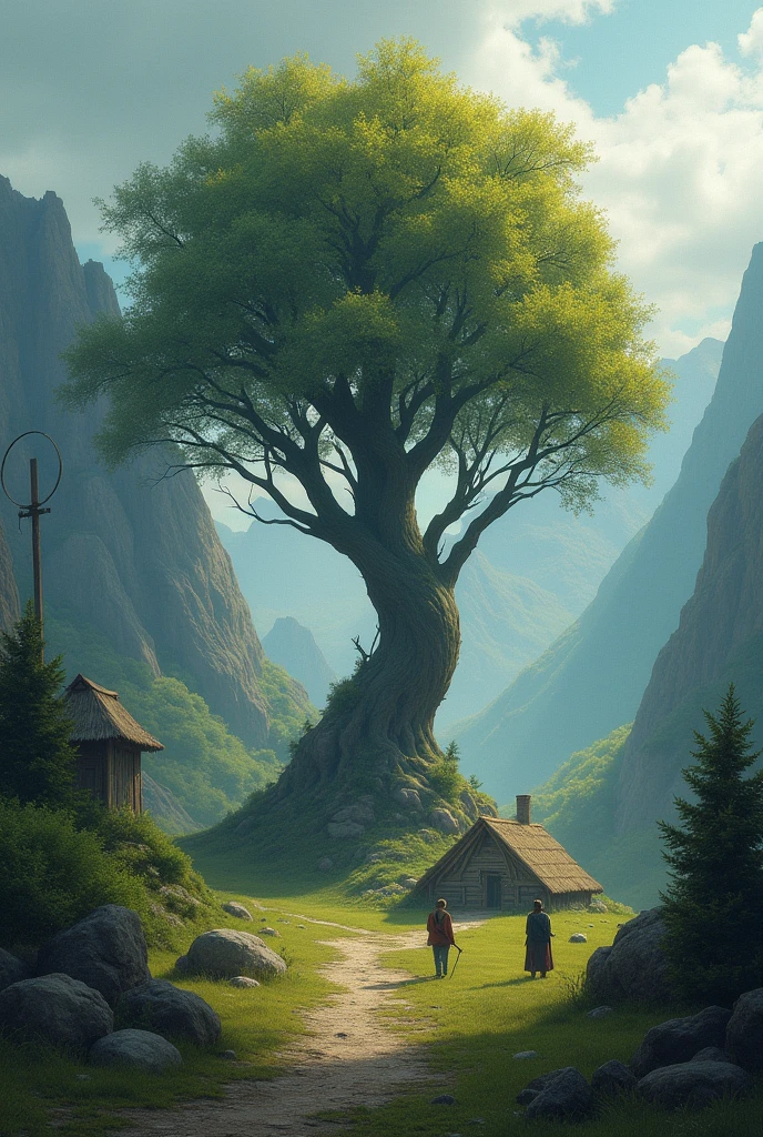 Chapter 1: The Legend of the Tree**

in a small town surrounded by mountains, There was a legend about a magic tree called the Tree of Decisions.. According to legend, This tree was able to answer any question or dilemma. However, Not everyone could find it. Only those who were sincere in their search and willing to face the truth, however hard it was, could reach him.

The villagers used to talk about how the tree had guided their ancestors through difficult times., But with the passing of the years, Few dared to look for him. The reason was simple: The Tree not only gave answers, but also tested each person&#39;s ability to make wise decisions..