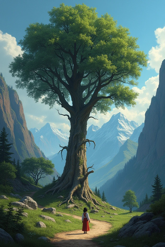 Chapter 1: The Legend of the Tree**
in a small town surrounded by mountains, There was a legend about a magic tree called the Tree of Decisions.. According to legend, This tree was able to answer any question or dilemma. However, Not everyone could find it. Only those who were sincere in their search and willing to face the truth, however hard it was, could reach him.
The villagers used to talk about how the tree had guided their ancestors through difficult times., But with the passing of the years, Few dared to look for him. The reason was simple: The Tree not only gave answers, but also tested each person's ability to make wise decisions..