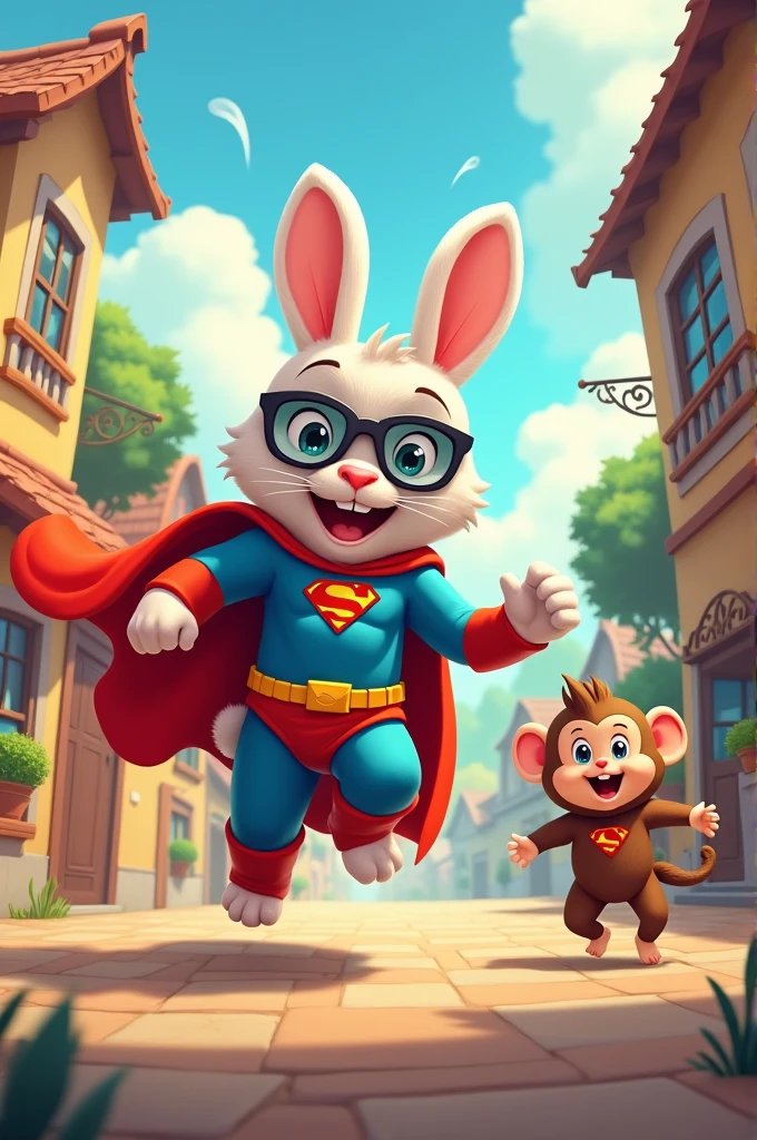 no time, Bunty transformed into "Super Bunty," the village's very own superhero, with Bobo as his trusted companion.
Whenever trouble arose in the village, Super Bunty and Bobo worked together to solve it.