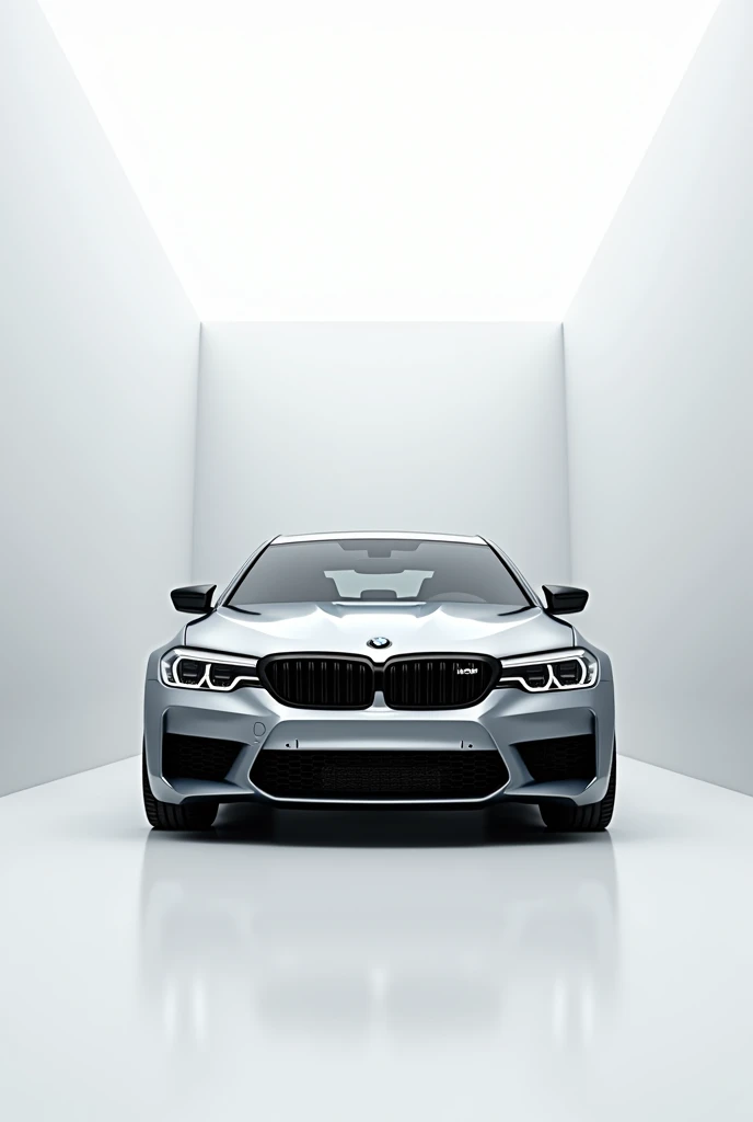 realistic bmw m5 in place with white walls style size 1128px x 191px