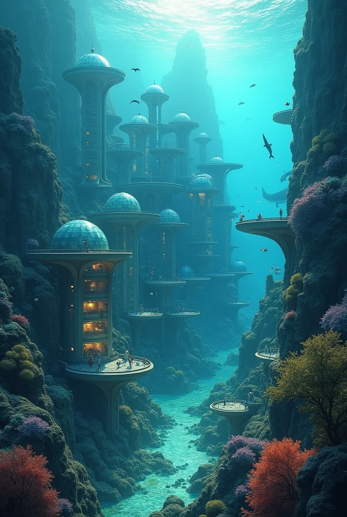 Small city under the sea 