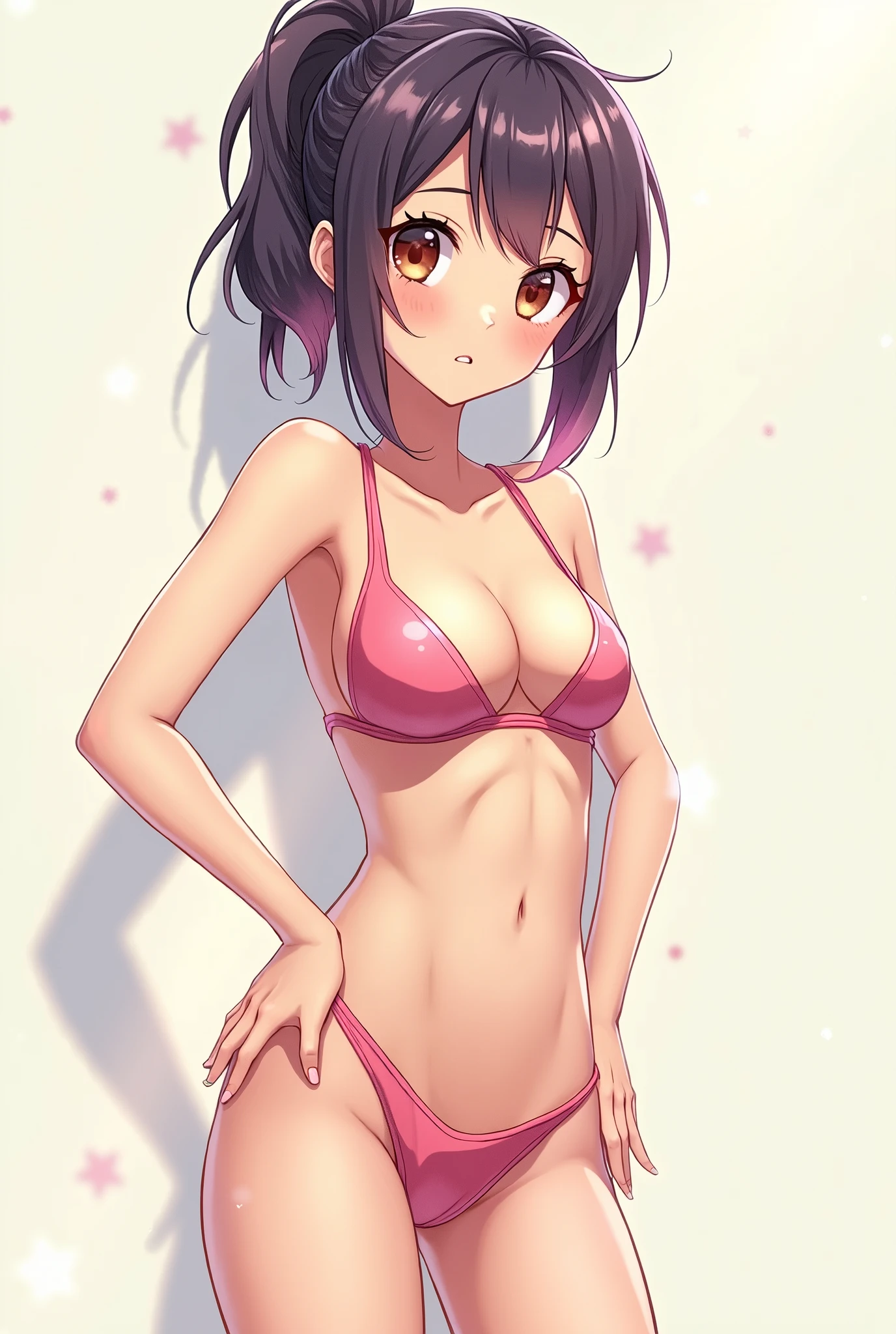 anime girl in a really small bikini