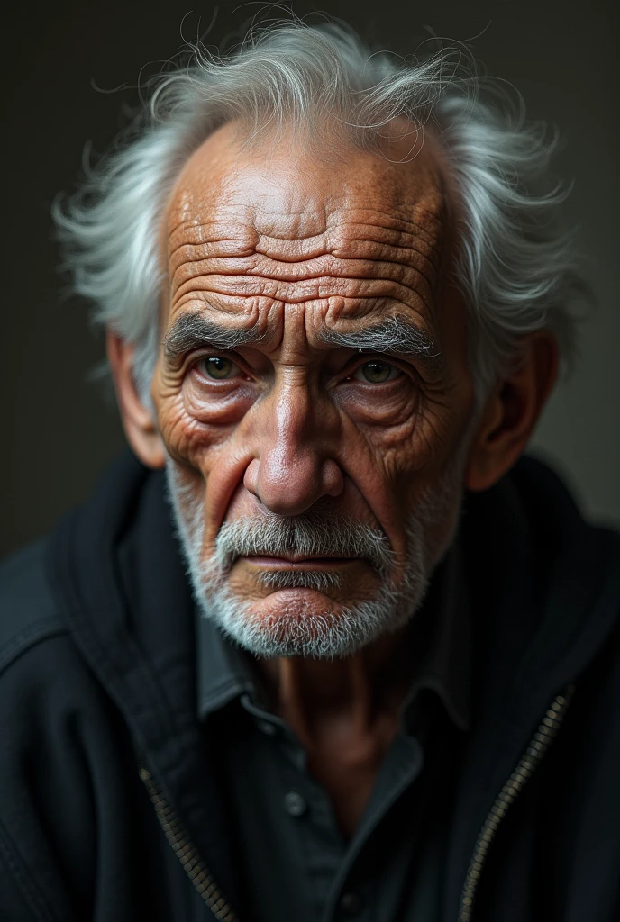 wrinkles, grandfather, sad 