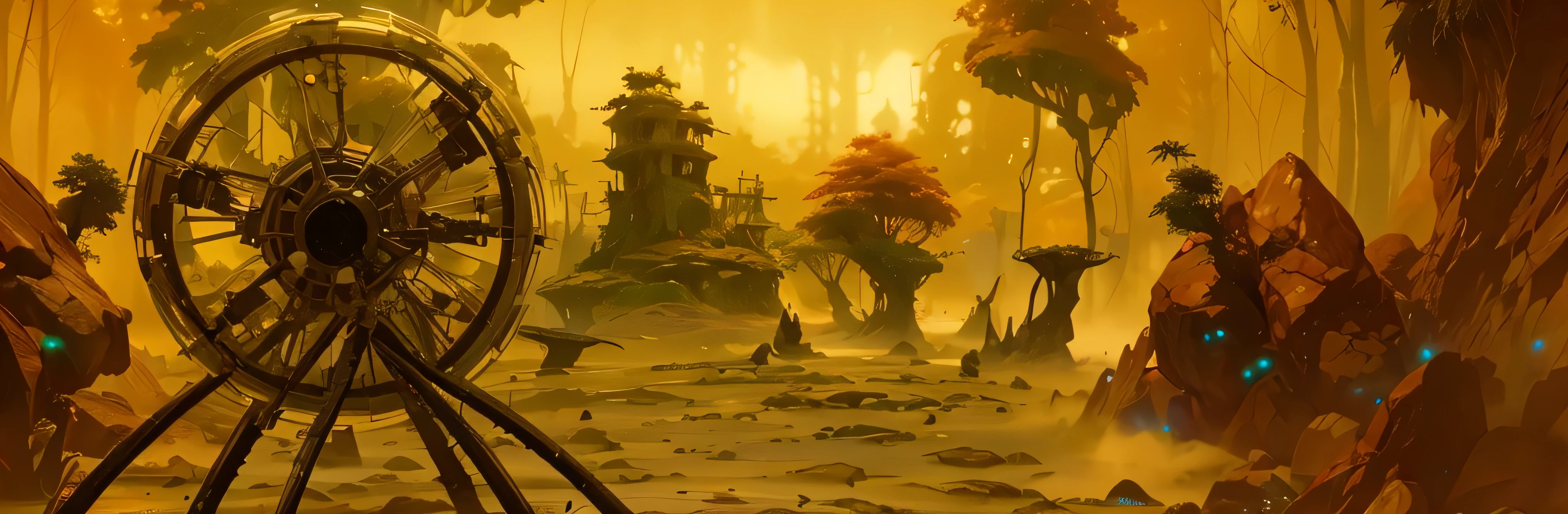 environment, concept game, concept art game, ori and the forest style, magical object, object that places items of magic, epic, mystical, medieval, good clarity, balanced colors, illustration, concept art, art installation, 8k, by Makoto Shinkai, steam, art, beautiful lighting, vivid colors, intricate, elegant, soft and sharp focus, digital painting highly detailed, concept art, art by syd mead, terada katsuya, atey ghailan, svetlin velinov, tarmo juhola, cgsociety, artstation trends, featured deviantart