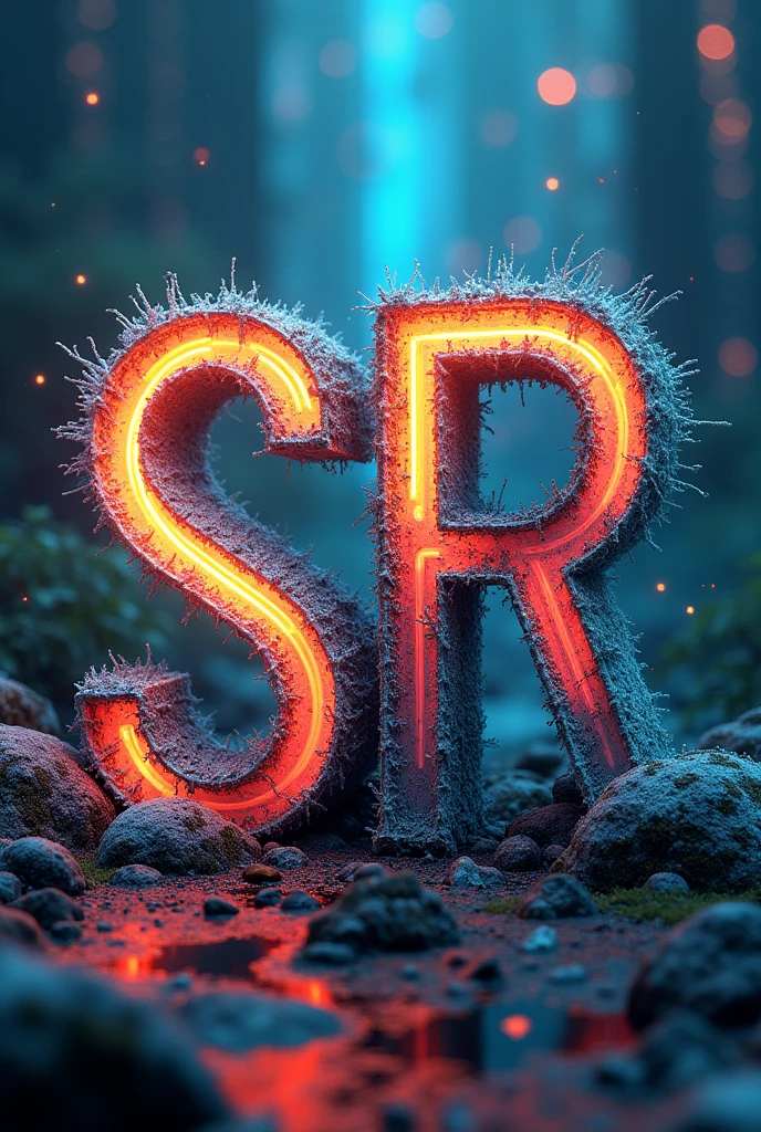 i want SR letters in starts
