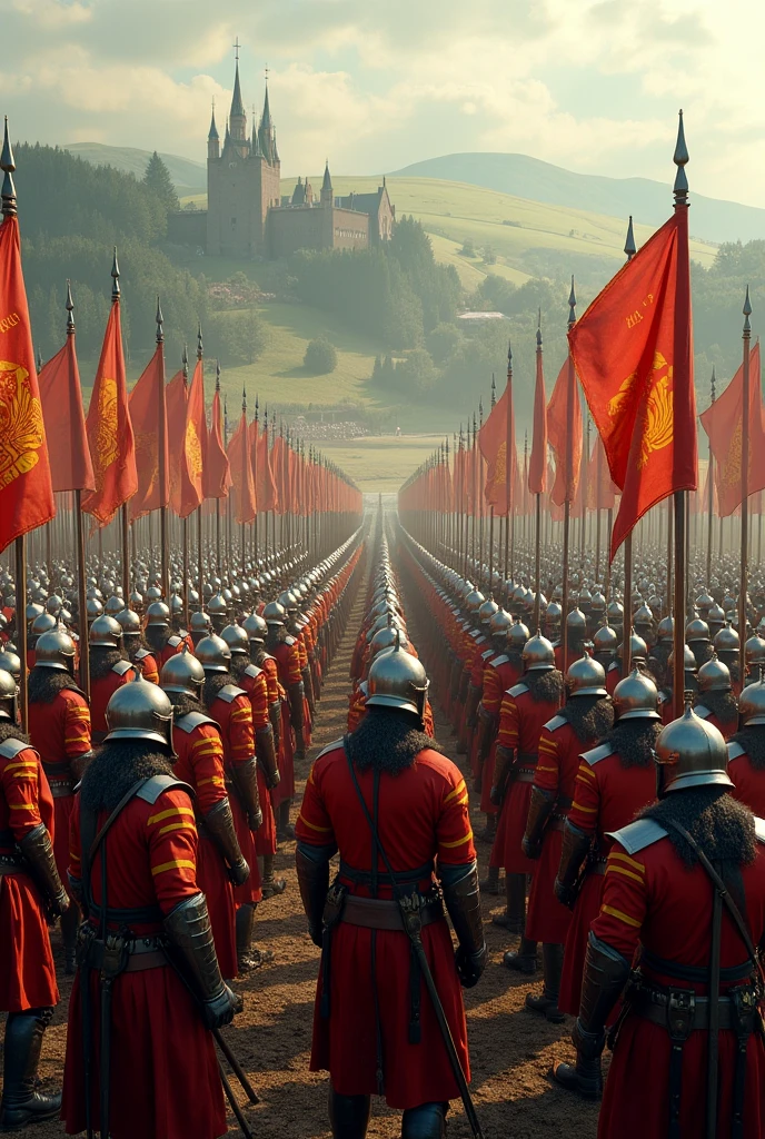 Spanish tercio formation. Realistic