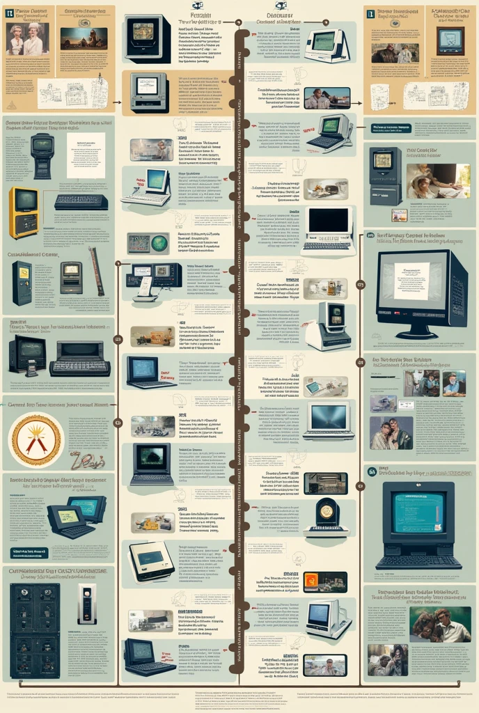 a timeline on the history of computer system