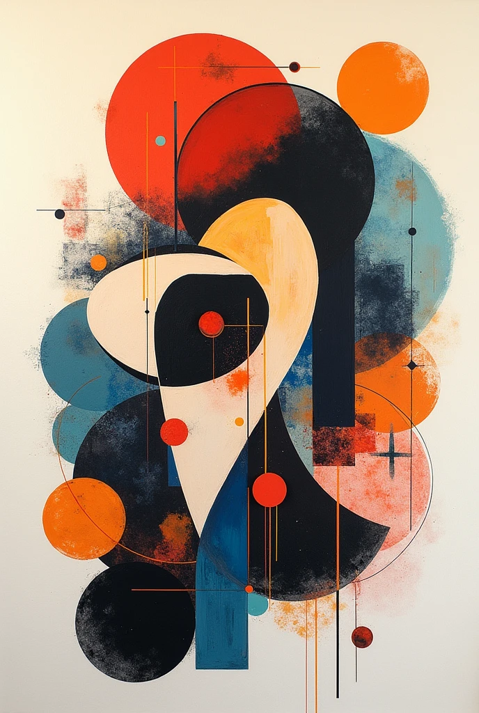 contemporary art, abstract works