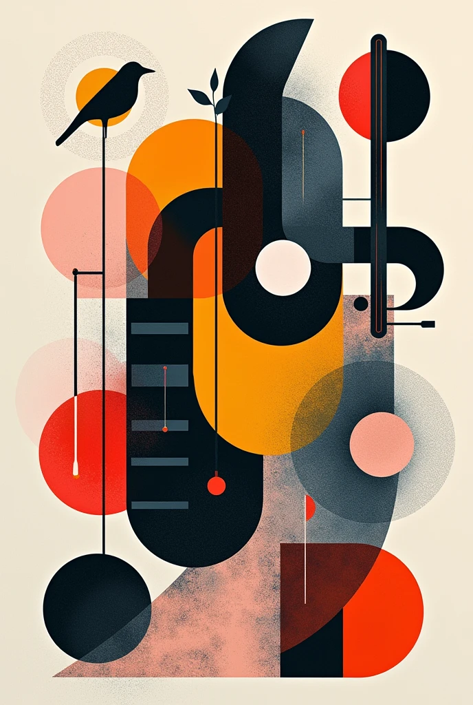 contemporary art, abstract works