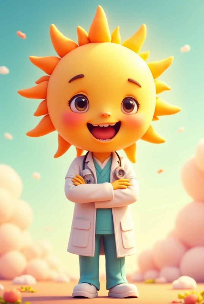 Animated male sun nurse