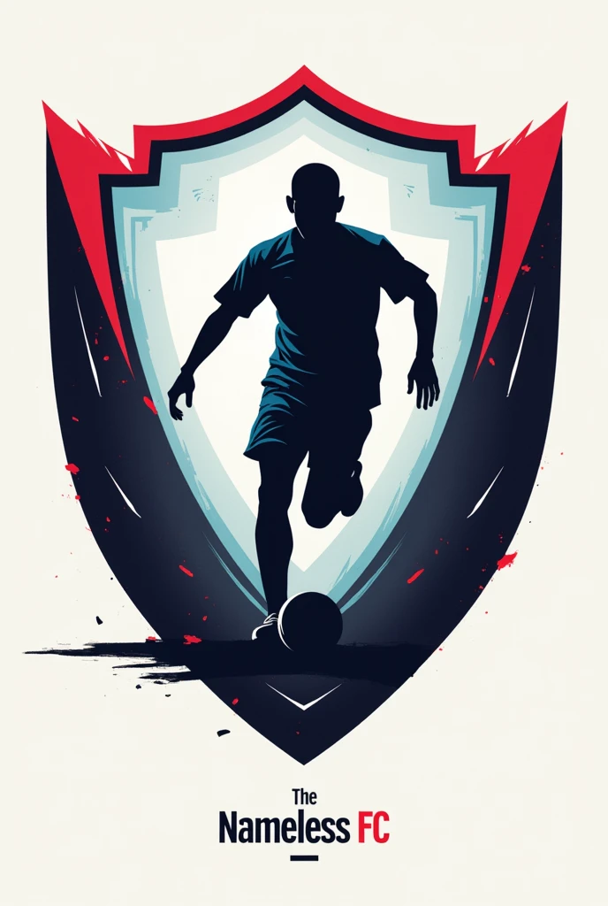 create a shield for a soccer team "The Nameless FC"