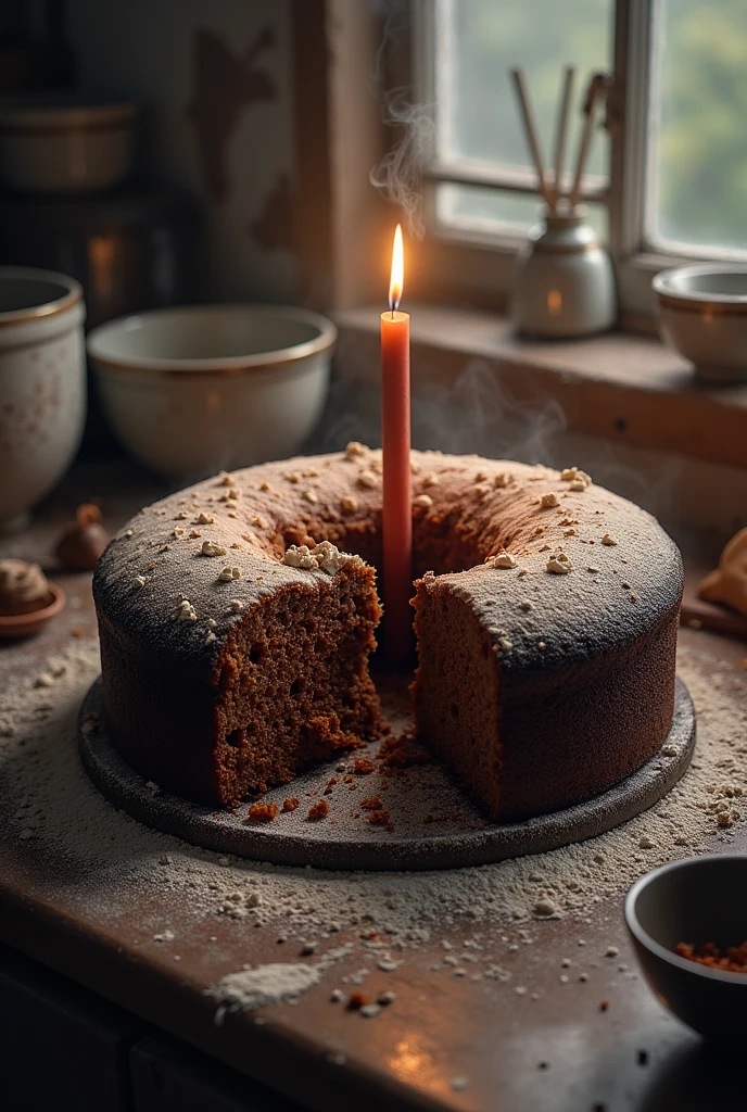 burnt cake 