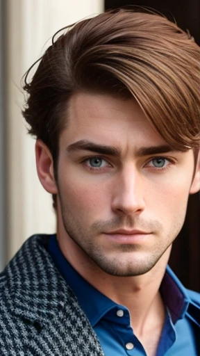  Handsome Scottish man focus on face 