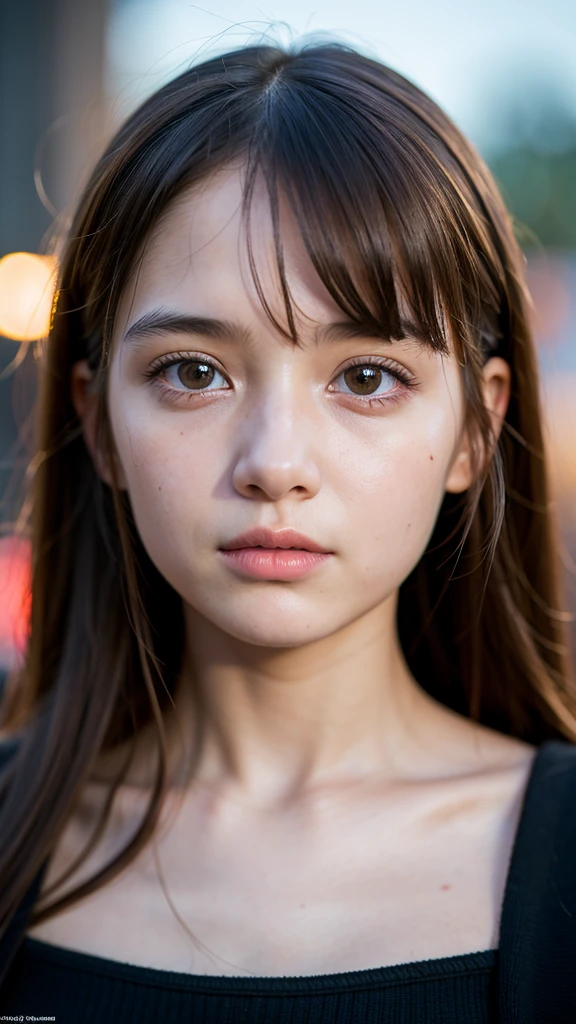 girl, My daughter is now 10 ,detailed european face, (aspiring facial expression), RAW, ultra detailed photograph, cinematic lighting, 4K, sharp focus, high resolution, detailed skin, detailed eyes,camisole、whole body
