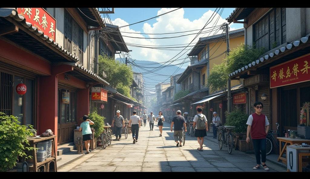 Taiwan Hsinchu County in the alley real photos--ar16:9