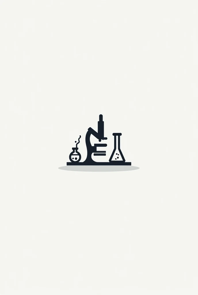 That has laboratory equipment and reagents but in the form of a logo. Let them also come out with a microscope, no people