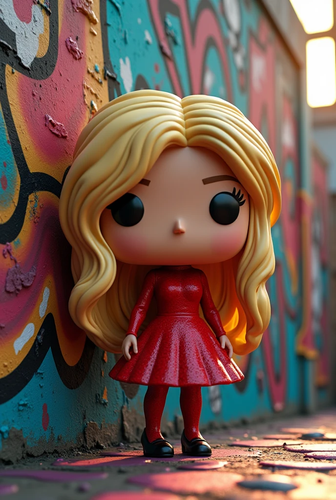 grafitize solo
masterpiece, best quality, intricate details, highly detailed raw photography, photorealism, photorealistic, soft focus, volumetric lighting, volumetric shadows, cinematic light, large-scale, 8k crie um funko pop de uma mulher chamada “lady gaga”, , cabelo loiro, vestido vermelho, usando salto alto preto.
O funk deve ser apresentado dentro e fora de uma chibi
particles with graffiti effect, (((multicolored background)))