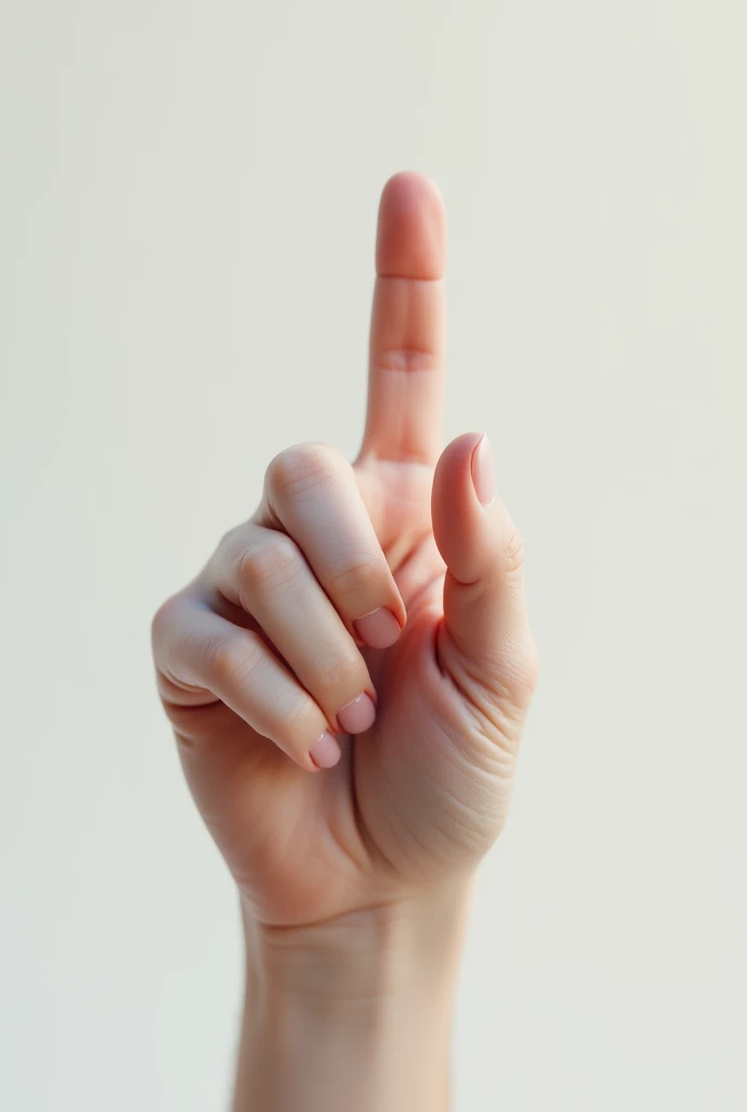 DESIGN ME A HAND WITH A HUMAN FINGER AS IF I WERE ABOUT TO MAKE AN CHOICE, AS IF I WERE ABOUT TO TOUCH THE SCREEN OF A CELL PHONE, BUT THERE IS NO CELL PHONE.