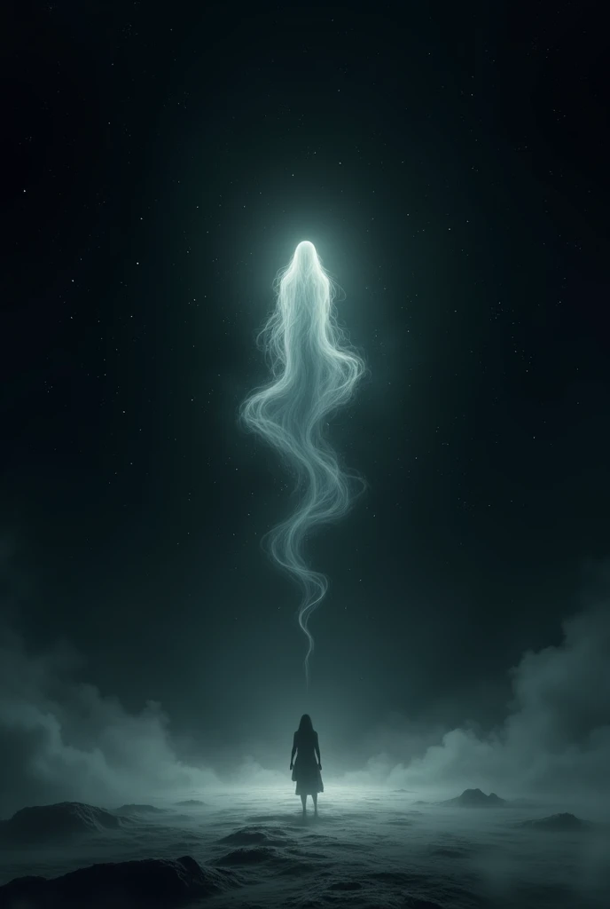A being in the middle of the spatial vacuum becoming empty