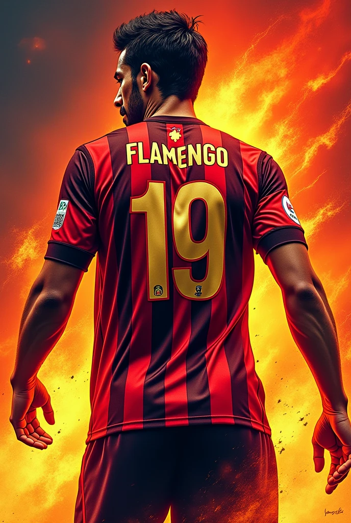 Number 1 to 99 Flamengo shirt